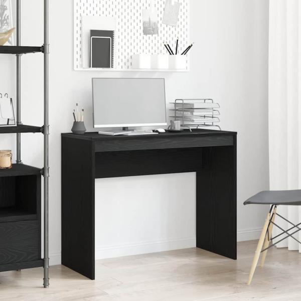 ARDEBO.de - Schreibtisch Schwarz Eichen-Optik 90x40x72 cm Holzwerkstoff