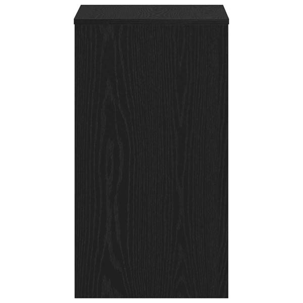 Schreibtisch Schwarz Eichen-Optik 90x40x72 cm Holzwerkstoff