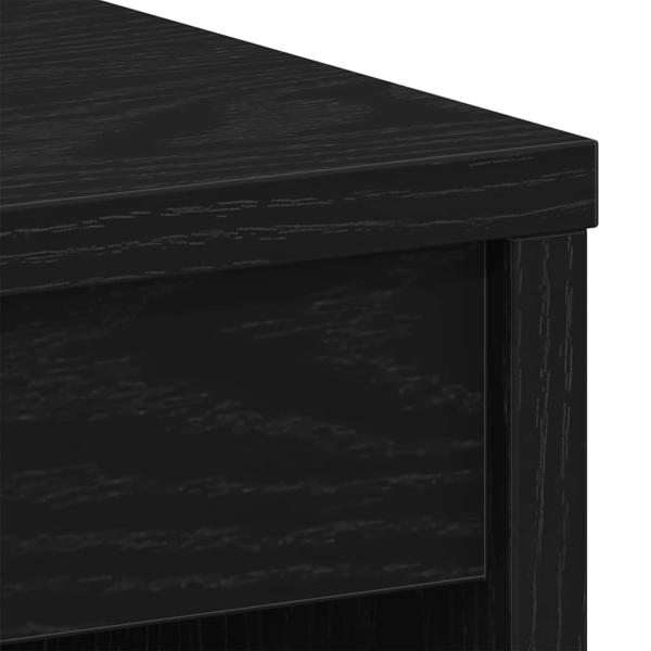 Schreibtisch Schwarz Eichen-Optik 90x40x72 cm Holzwerkstoff