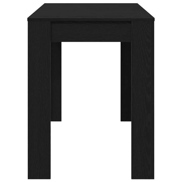 Esstisch Schwarz Eichen-Optik 120x60x76 cm Holzwerkstoff