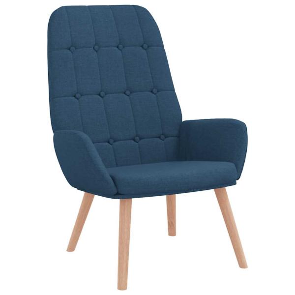 Relaxsessel Blau Stoff