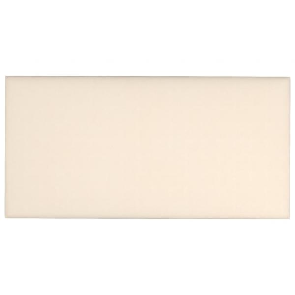 Wandpaneele 12 Stk. Creme 30x15 cm Samt 0,54 m²