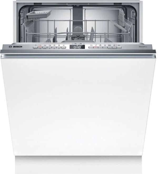 ARDEBO.de Bosch SBV4ETX08E Serie 4 Vollintegrierter XXL Geschirrspüler, 60 cm breit, 13 Maßgedecke, AquaStop, Info Light, HomeConnect, Reiniger Automatik, Eco Silence Drive