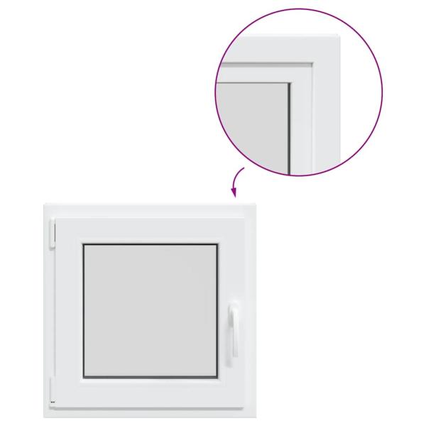 Kellerfenster RISOR 60x60 cm Dreh Kipp DIN Links Weiß
