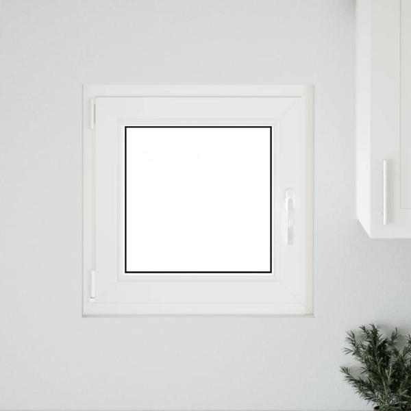 Kellerfenster RISOR 60x60 cm Dreh Kipp DIN Links Weiß