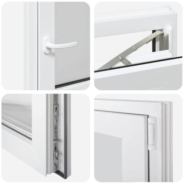 Kellerfenster RISOR 60x60 cm Dreh Kipp DIN Rechts Weiß