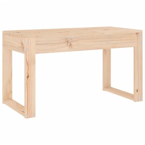 Gartenbank 80x38x45 cm Massivholz Kiefer