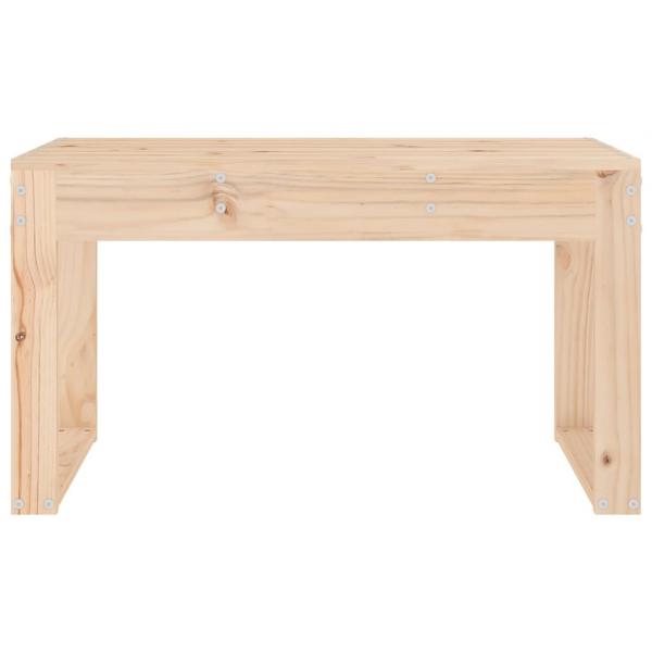 Gartenbank 80x38x45 cm Massivholz Kiefer