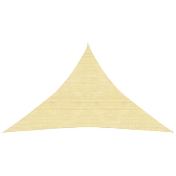 ARDEBO.de - Sonnensegel 160 g/m² Beige 2,5x2,5x3,5 m HDPE