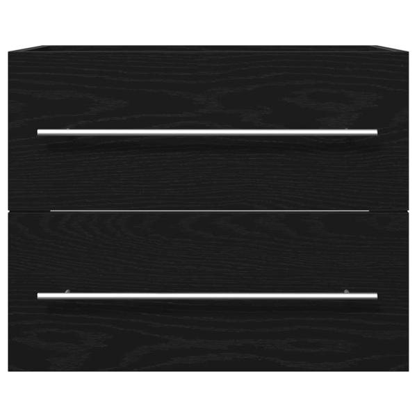 Waschbeckenunterschrank Braun Eichen-Optik 60x38,5x48 cm