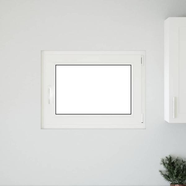 Kellerfenster RISOR 80x60 cm Dreh Kipp DIN Rechts Weiß