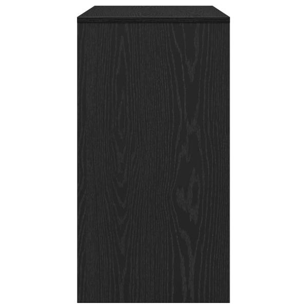 Konsolentisch Schwarz Eichen-Optik 89x41x76,5 cm Holzwerkstoff