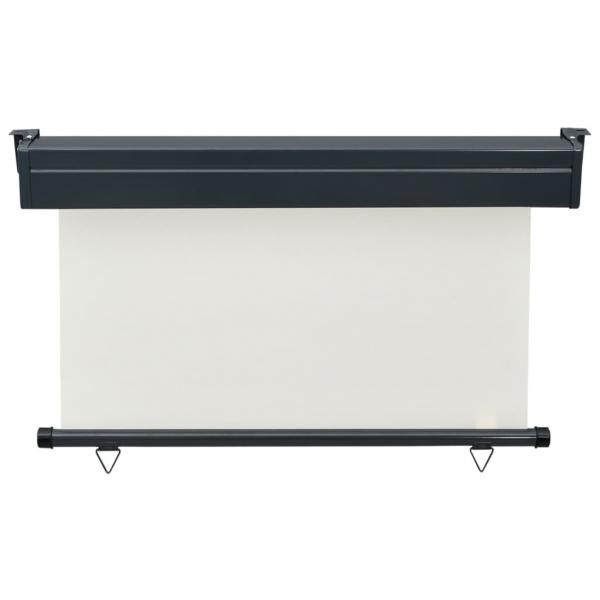 Balkon-Seitenmarkise 125x250 cm Creme