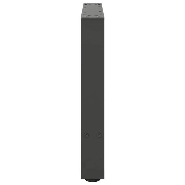 Couchtischbeine Anthrazit 2 Stk. 60x(42-43) cm Stahl