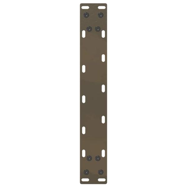 Couchtischbeine U-Form 2 Stk. Naturstahl 40x(30-31) cm Stahl