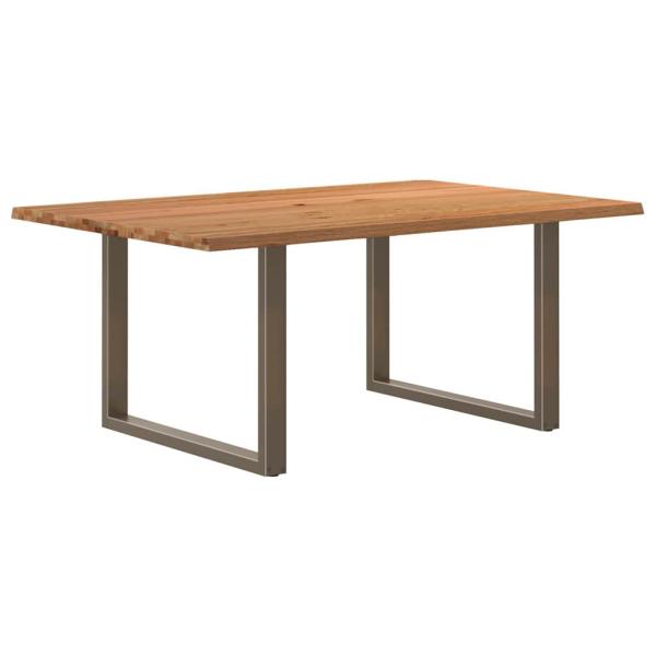 ARDEBO.de - Esstisch Hellbraun 180x120x74 cm Massivholz Eiche Rechteckig