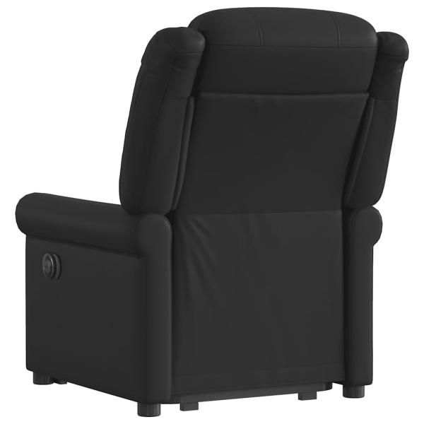 Stehsessel Glänzendes schwarzes Kunstleder