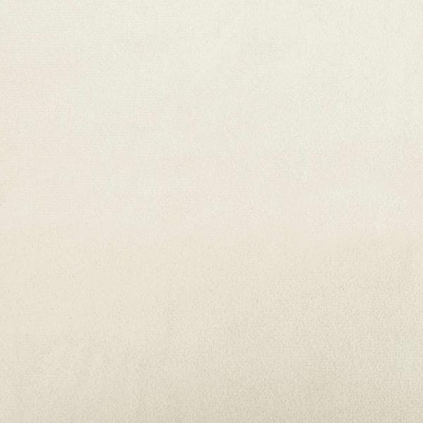 Zweisitzer-Sofa mit Nackenrollen Creme 110 cm Samt