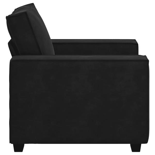 Sessel Schwarz 59 cm Samt