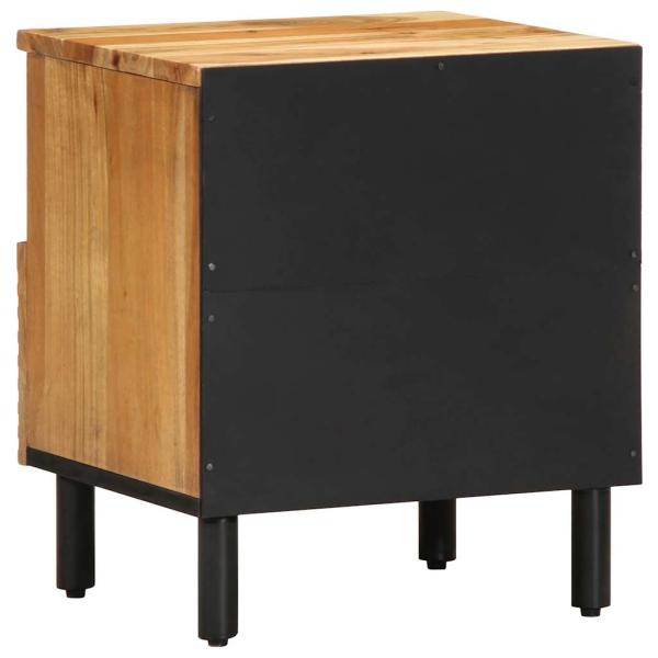 Nachttische 2 Stk. 40x33x46 cm Massivholz Akazie