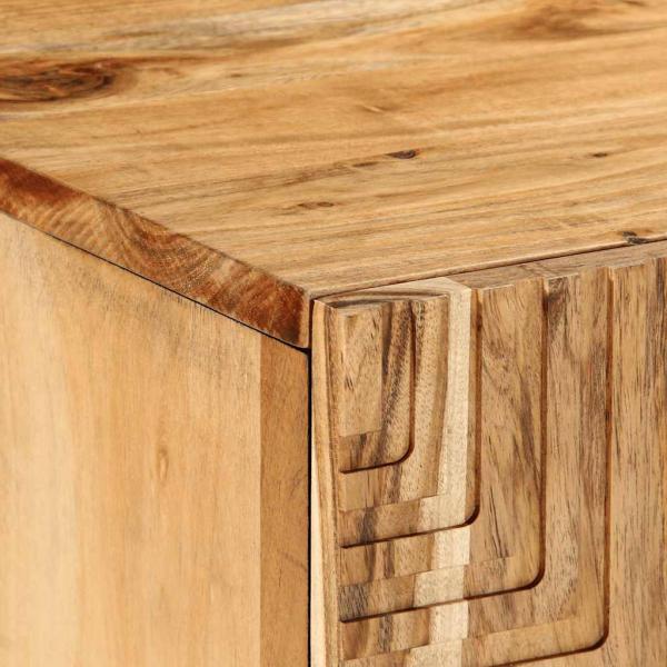 TV-Schrank 105x33x46 cm Massivholz Akazie