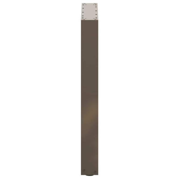 Couchtischbeine U-Form 3 Stk. Naturstahl 70x(72-73) cm Stahl