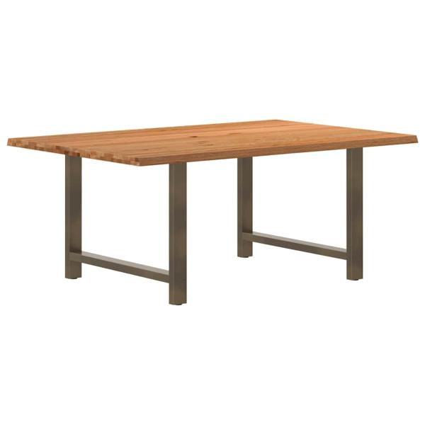 ARDEBO.de - Esstisch Hellbraun 180x120x74 cm Massivholz Eiche Rechteckig