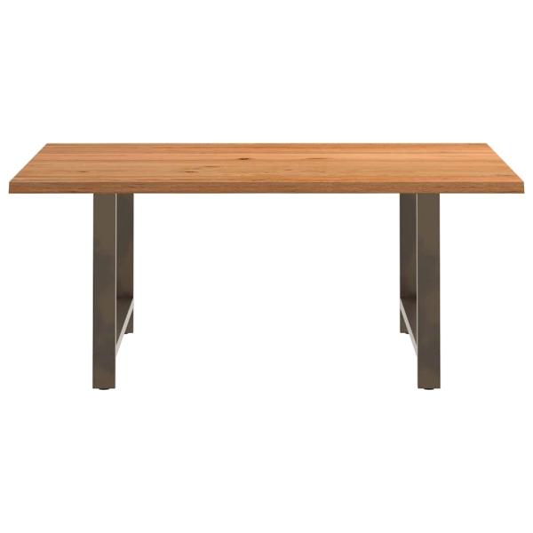 Esstisch Hellbraun 180x120x74 cm Massivholz Eiche Rechteckig