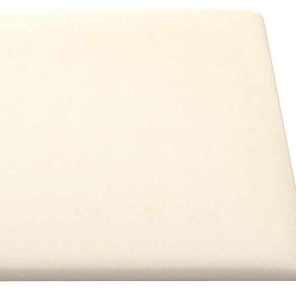Wandpaneele 12 Stk. Creme 30x30 cm Samt 1,08 m²