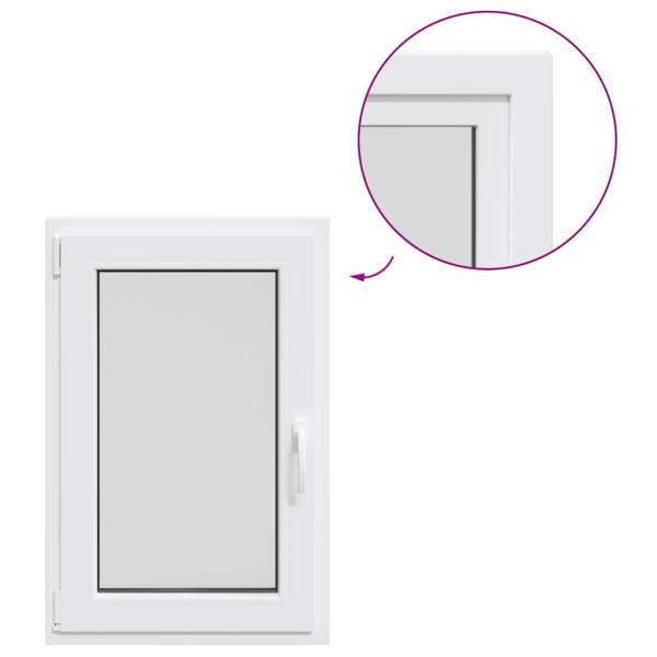 Kellerfenster RISOR 60x90 cm Dreh Kipp DIN Links Weiß