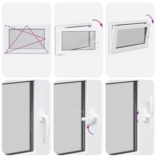 Kellerfenster RISOR 90x60 cm Dreh Kipp DIN Links Anthrazit