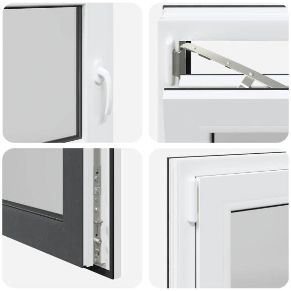 Kellerfenster RISOR 90x60 cm Dreh Kipp DIN Links Anthrazit