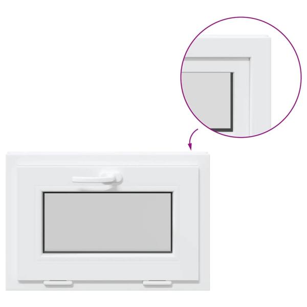 Kellerfenster RISOR 60x40 cm Kipp 3-fach Verglasung Weiß