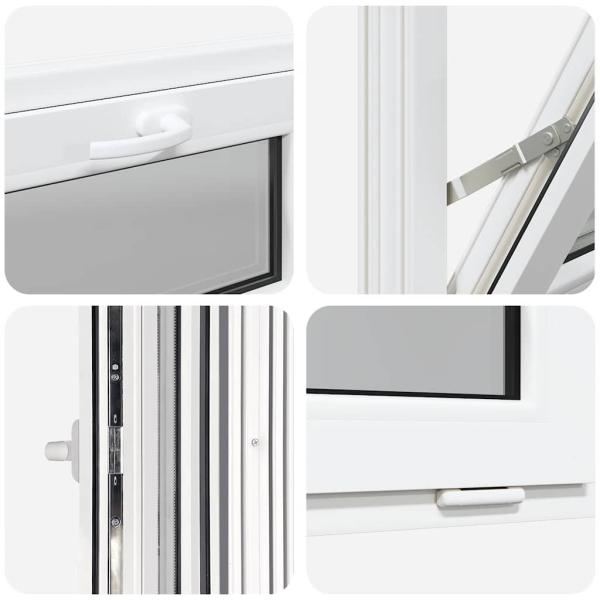 Kellerfenster RISOR 60x40 cm Kipp 3-fach Verglasung Weiß