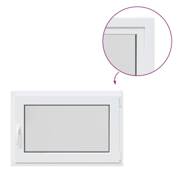 Kellerfenster RISOR 90x60 cm Dreh Kipp DIN Rechts Weiß