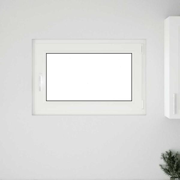 Kellerfenster RISOR 90x60 cm Dreh Kipp DIN Rechts Weiß