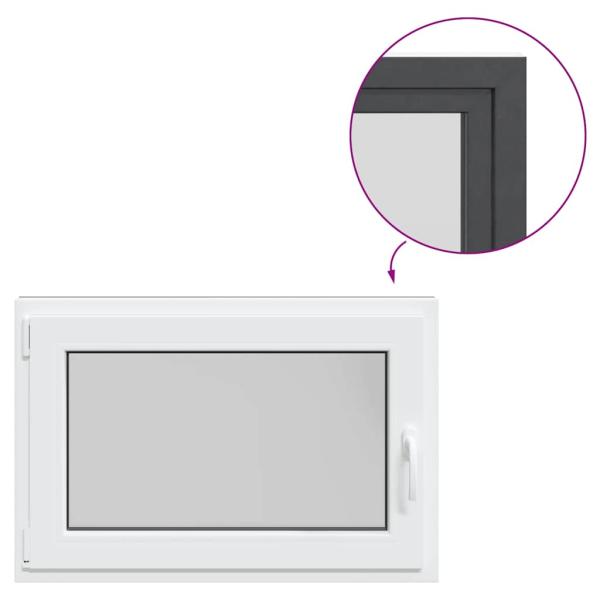 Kellerfenster RISOR 90x60 cm Dreh Kipp DIN Links Anthrazit