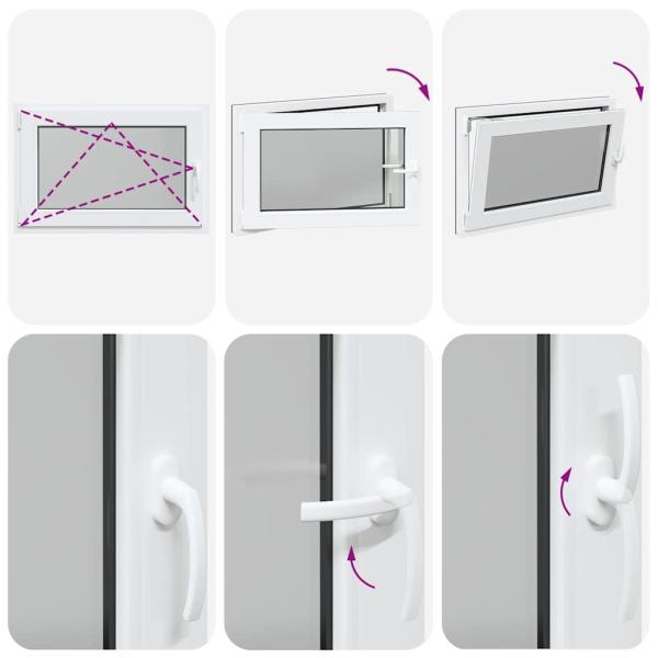 Kellerfenster RISOR 90x60 cm Dreh Kipp DIN Links Anthrazit