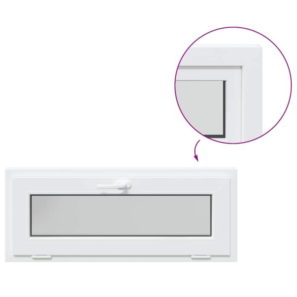 Kellerfenster RISOR 110x40 cm Kipp 3-fach Verglasung Weiß