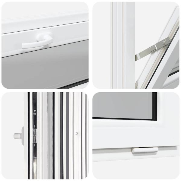 Kellerfenster RISOR 110x40 cm Kipp 3-fach Verglasung Weiß