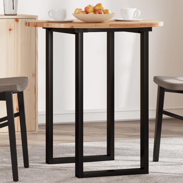 ARDEBO.de - Tischplatte Rund Ø70x2 cm Massivholz Akazie