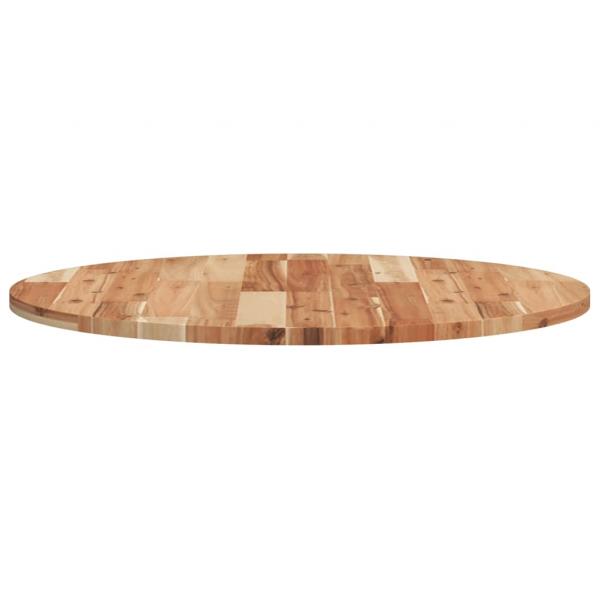 Tischplatte Rund Ø70x2 cm Massivholz Akazie