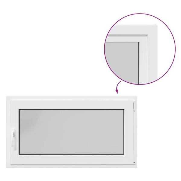 Kellerfenster RISOR 110x60 cm Dreh Kipp DIN Rechts Weiß