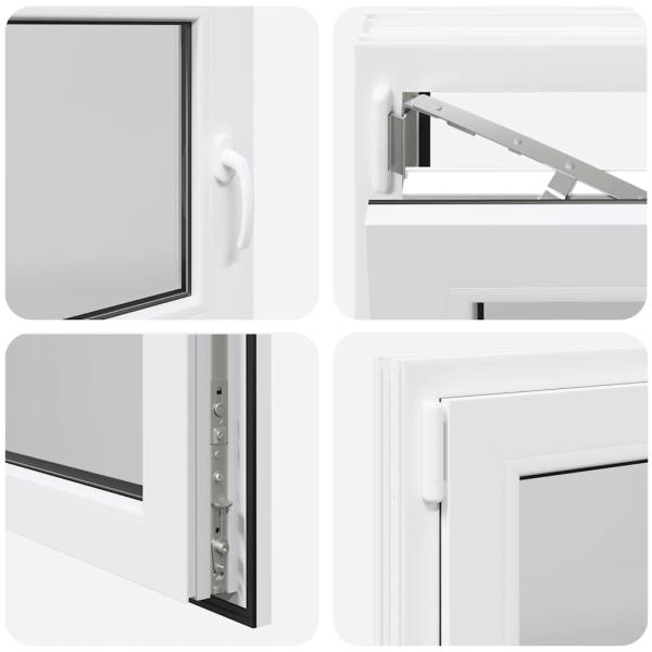 Kellerfenster RISOR 120x60 cm Dreh Kipp DIN Links Weiß