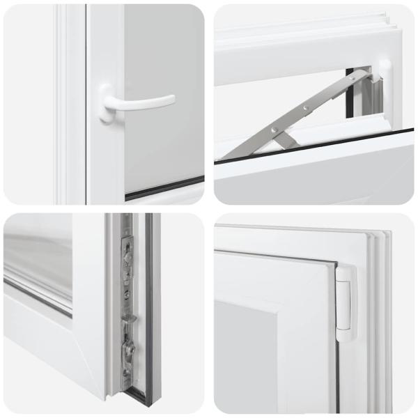 Kellerfenster RISOR 60x60 cm Dreh Kipp DIN Rechts Weiß