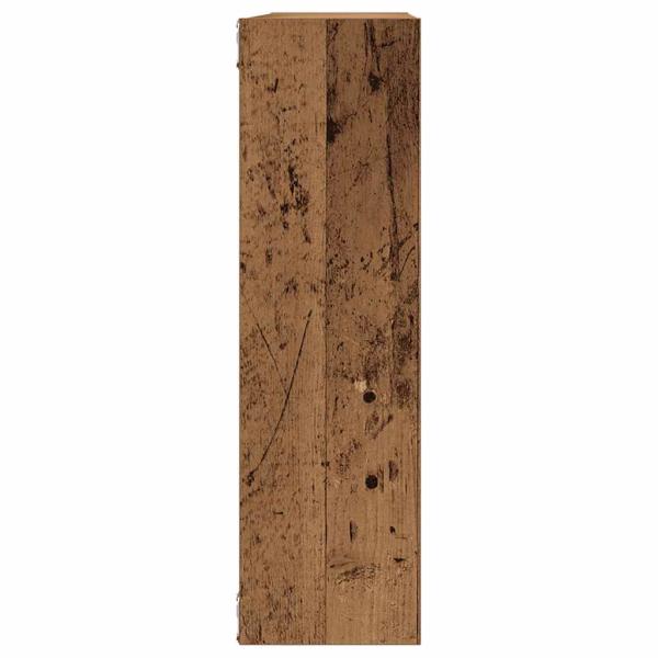 Wandregal Altholz-Optik 75x16x55 cm Holzwerkstoff
