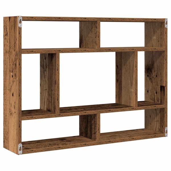 Wandregal Altholz-Optik 75x16x55 cm Holzwerkstoff