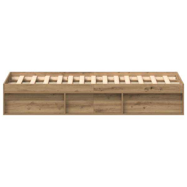 Bettgestell ohne Matratze Artisan-Eiche 150x200cm Holzwerkstoff