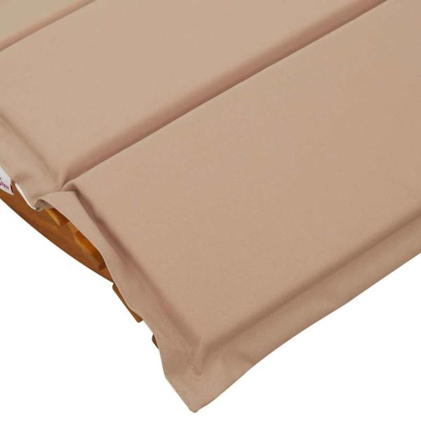 Schaukelliege mit Auflage Massivholz Akazie