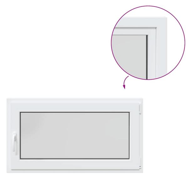 Kellerfenster RISOR 110x50 cm Dreh Kipp DIN Rechts Weiß